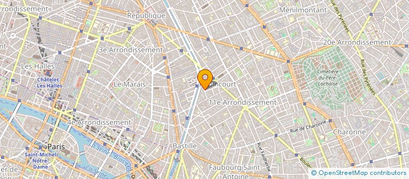 localisation de l'entreprise PROPULSE JEUNES  PARIS