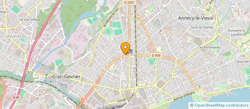 localisation de l'entreprise PROPULSE JOB à ANNECY