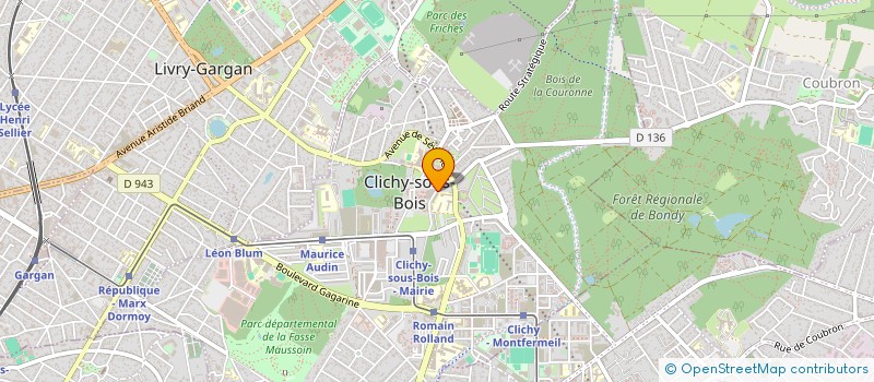 localisation de l'entreprise PROPULSE TON AVENIR à CLICHY-SOUS-BOIS