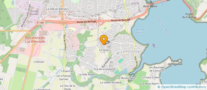 localisation de l'entreprise PROPULSION à DINARD