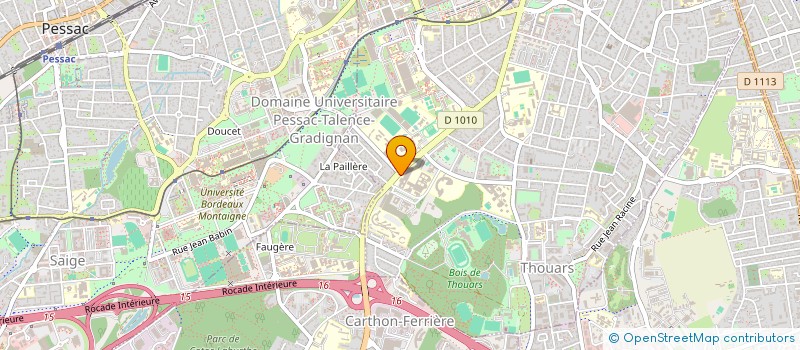 localisation de l'entreprise PROPULSION  TALENCE