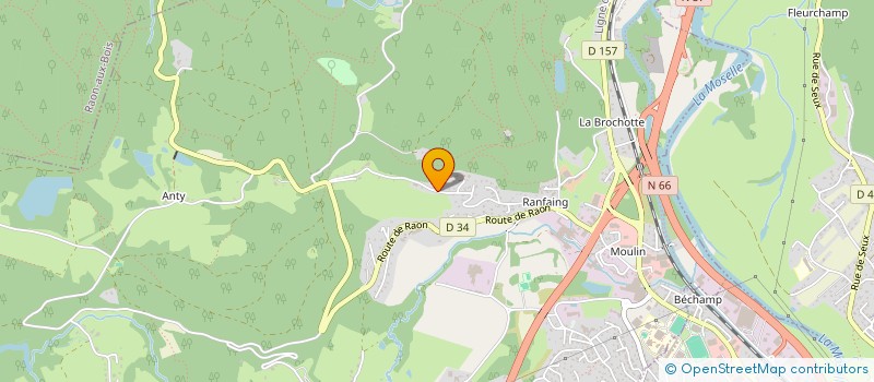 localisation de l'entreprise PROPULSS 88  SAINT-NABORD