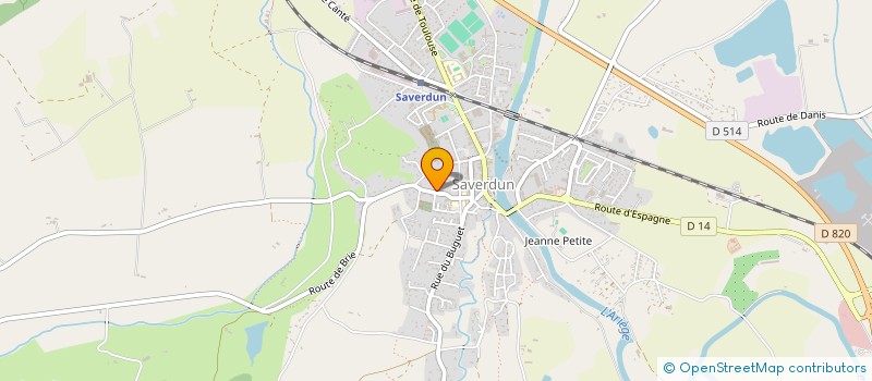 localisation de l'entreprise PROPYLAIA à SAVERDUN