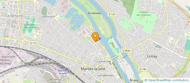 localisation de l'entreprise PROQHSE à MANTES-LA-JOLIE