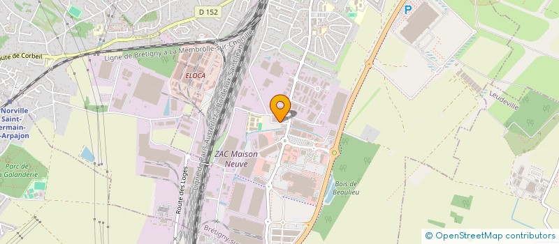localisation de l'entreprise PROQUAI IDF SUD à BRETIGNY-SUR-ORGE