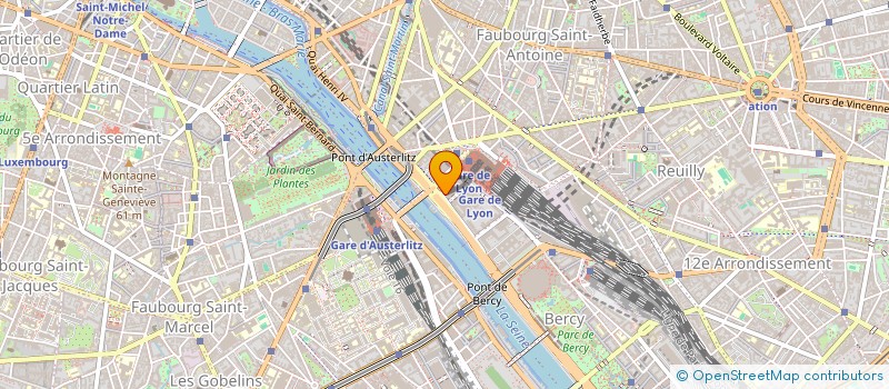 localisation de l'entreprise PRORATA CCD ILE TRANCHE  PARIS