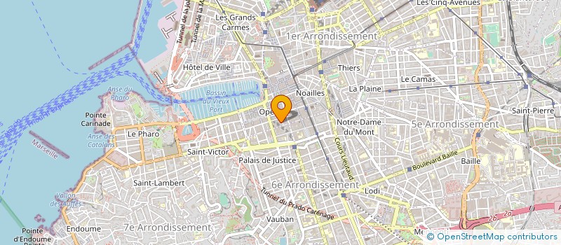 localisation de l'entreprise PROREHA à MARSEILLE