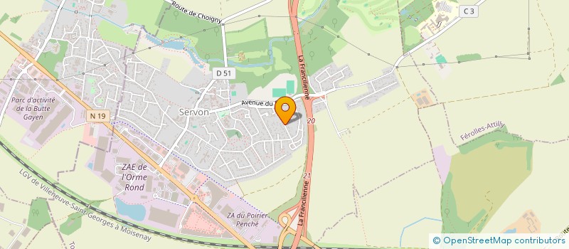 localisation de l'entreprise PRORENO CONSTRUCTION  ORMESSON-SUR-MARNE