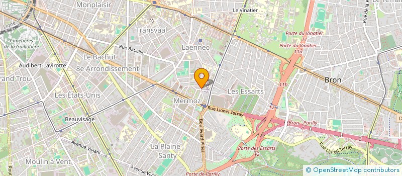 localisation de l'entreprise PRORENO SINISTRE  LYON