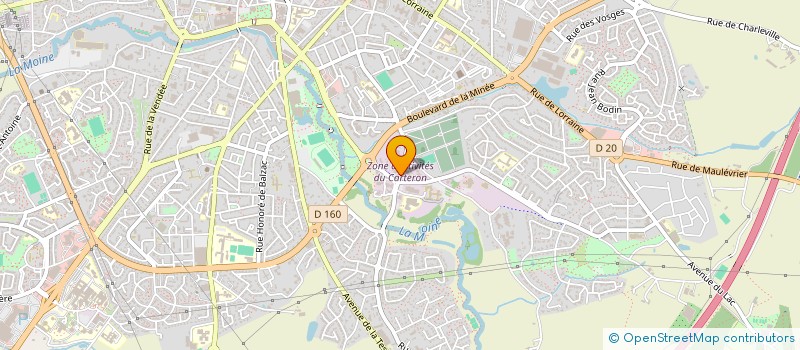 localisation de l'entreprise PRORENOKER à CHOLET