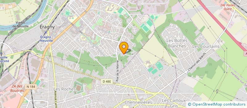 localisation de l'entreprise PRORENOV  ERAGNY