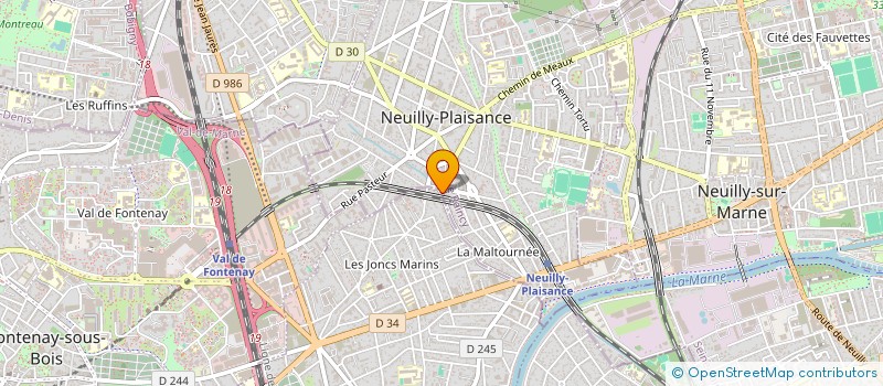 localisation de l'entreprise PRORENOV à NEUILLY-PLAISANCE