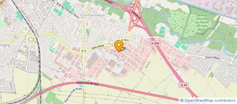 localisation de l'entreprise PRORENOV 51  CORMONTREUIL