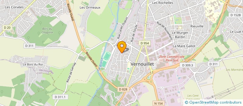 localisation de l'entreprise PRORENOV-URGENCE DECAPAGE à VERNOUILLET
