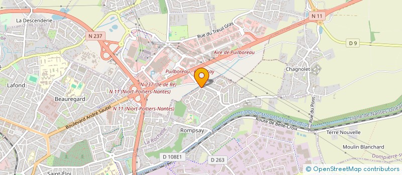 localisation de l'entreprise PRORENOVHABITAT à PERIGNY