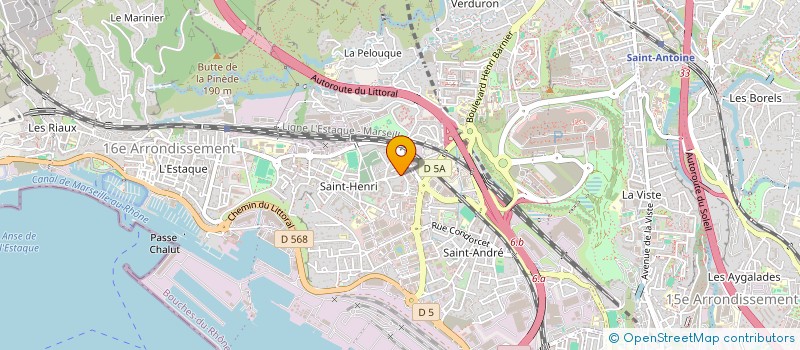 localisation de l'entreprise PROREPAIR à MARSEILLE