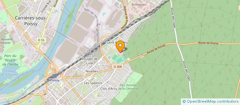 localisation de l'entreprise PRORESINE 78  POISSY