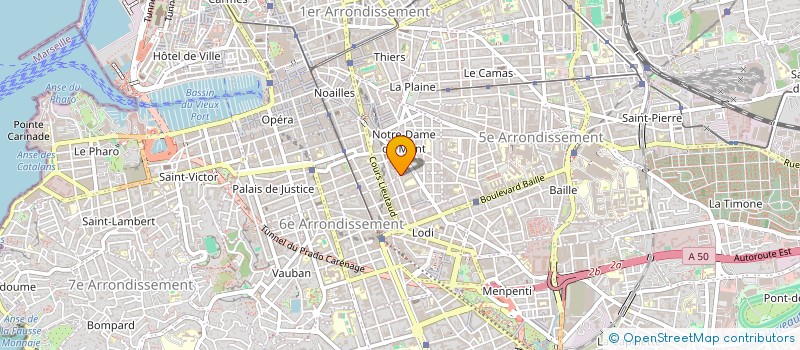 localisation de l'entreprise PROREST à MARSEILLE