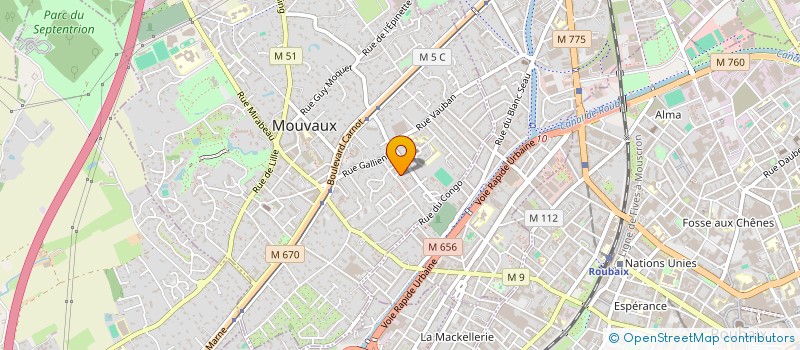 localisation de l'entreprise PRORESTO CONSULTING  MOUVAUX