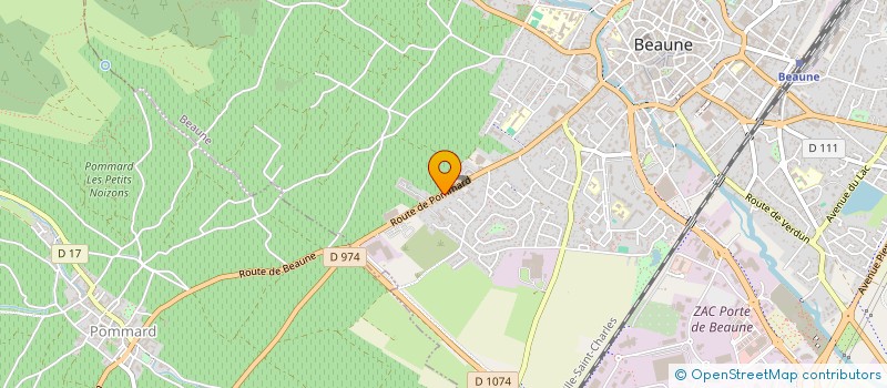 localisation de l'entreprise PROREX à BEAUNE