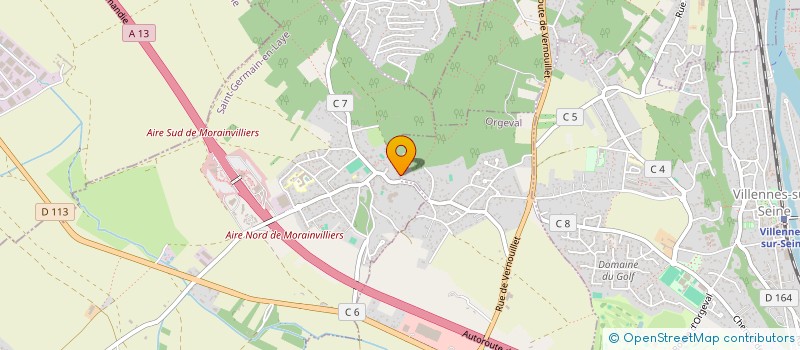 localisation de l'entreprise PRORGEVAL à ORGEVAL