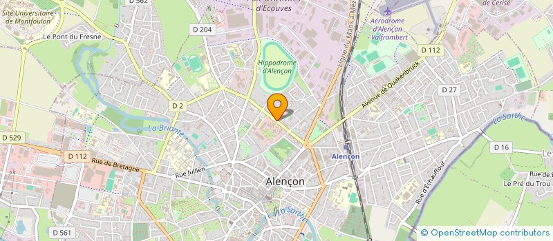 localisation de l'entreprise PRORIELS INVESTISSEMENT à ALENCON