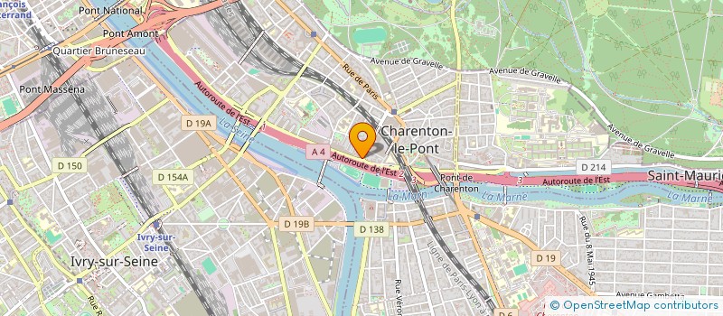 localisation de l'entreprise PRORISK ASSURANCES  CHARENTON-LE-PONT