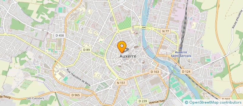 localisation de l'entreprise PRORISQ GROUP  AUXERRE