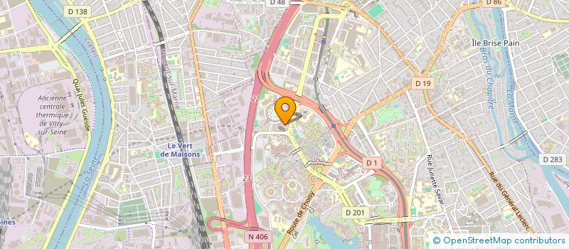 localisation de l'entreprise PRORMATION  CRETEIL