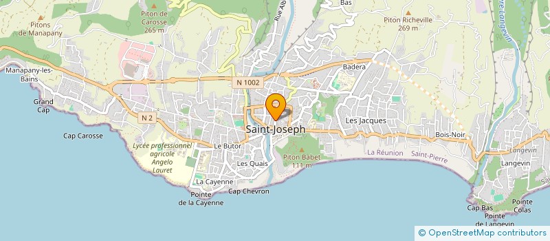 localisation de l'entreprise PROS BRICO 3B à SAINT-JOSEPH