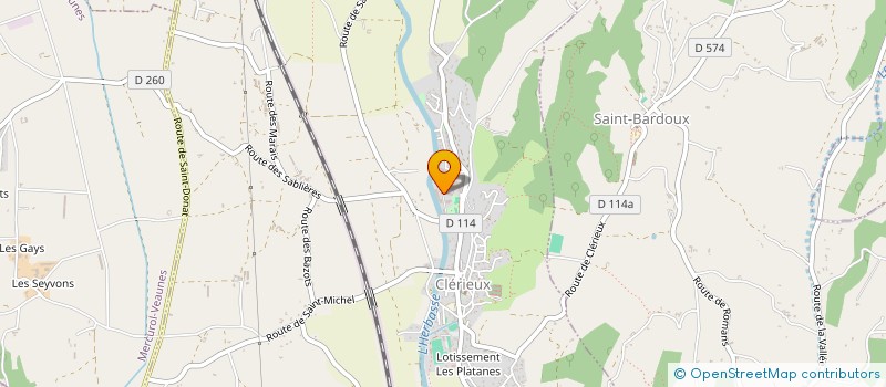 localisation de l'entreprise PROS DU PANIER  CLERIEUX