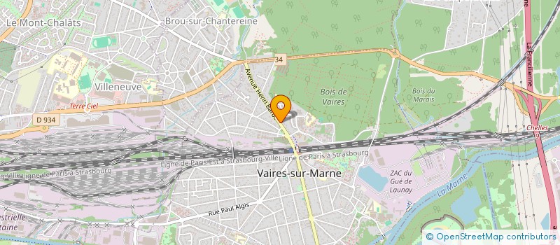 localisation de l'entreprise PROS IMMO  VAIRES-SUR-MARNE