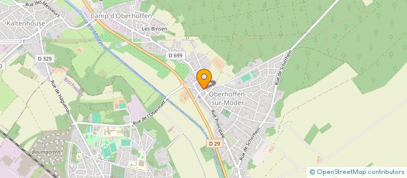 localisation de l'entreprise PROS INV'EST IMMO  OBERHOFFEN-SUR-MODER