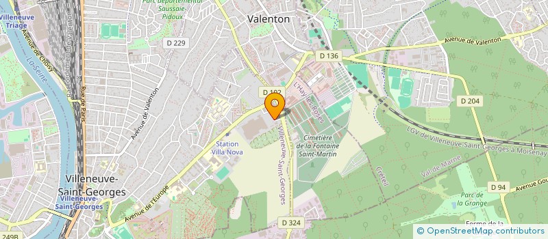 localisation de l'entreprise PROS RENOV à VILLENEUVE-SAINT-GEORGES