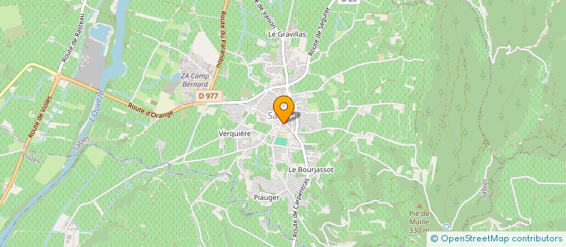 localisation de l'entreprise PROSAB  SABLET