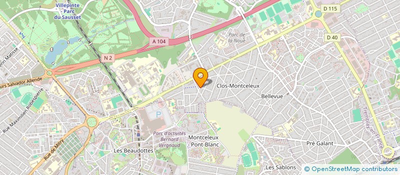 localisation de l'entreprise PROSAFE GEAR à VILLEPINTE
