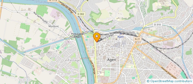 localisation de l'entreprise PROSALONS 47  AGEN