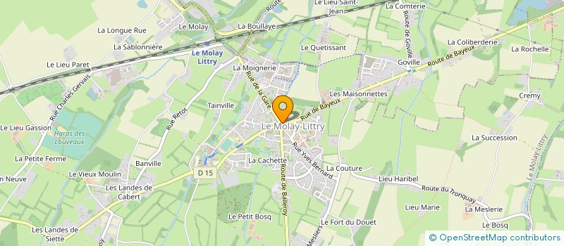 localisation de l'entreprise PROSANTE à LE MOLAY-LITTRY
