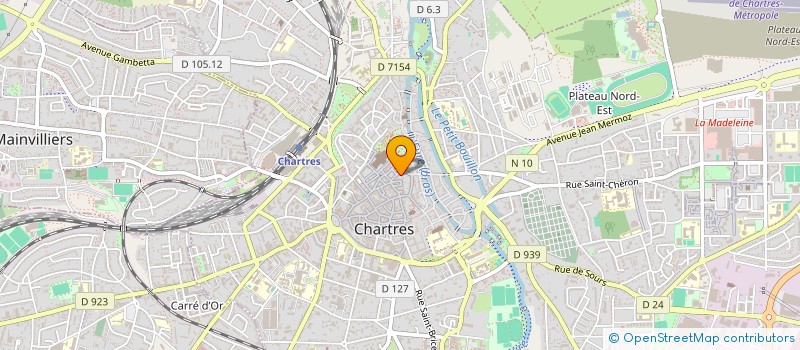 localisation de l'entreprise PROSANTE SYNERGIE à CHARTRES