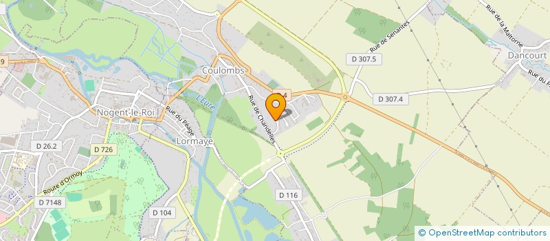 localisation de l'entreprise PROSAT à COULOMBS