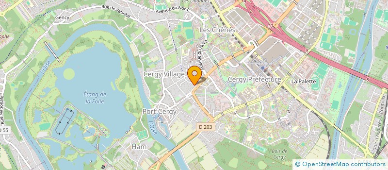 localisation de l'entreprise PROSCAFF SERVICES à CERGY