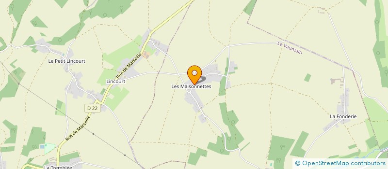 localisation de l'entreprise PROSCAN  FLAVACOURT