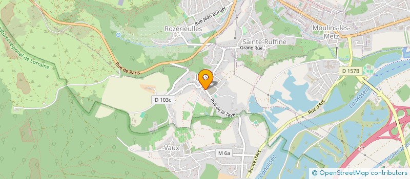 localisation de l'entreprise PROSCENIUM  JUSSY