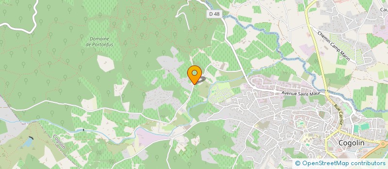 localisation de l'entreprise PROSCENIUM  COGOLIN