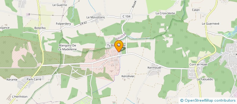 localisation de l'entreprise PROSE  MONTERBLANC