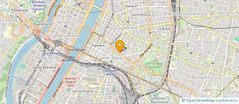 localisation de l'entreprise PROSEC à LYON
