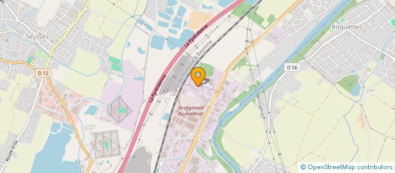 localisation de l'entreprise PROSEC à MURET