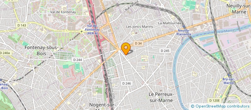 localisation de l'entreprise PROSECURITE PLUS à LE PERREUX-SUR-MARNE