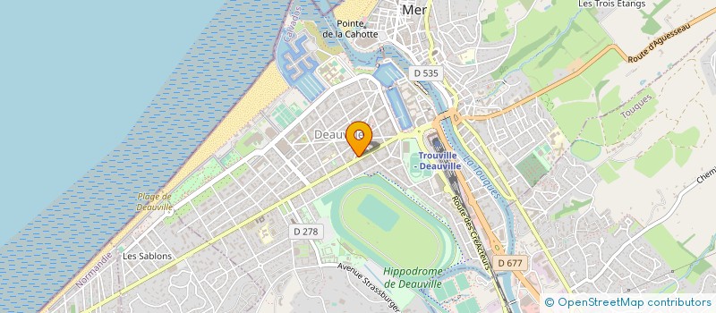 localisation de l'entreprise PROSEDIS ACTION à DEAUVILLE