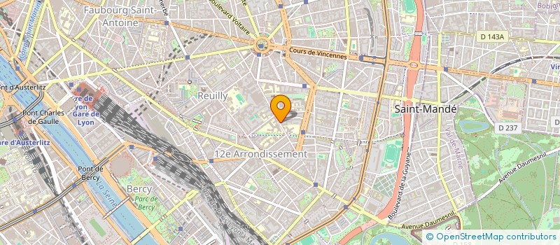 localisation de l'entreprise PROSEDIS SA à PARIS